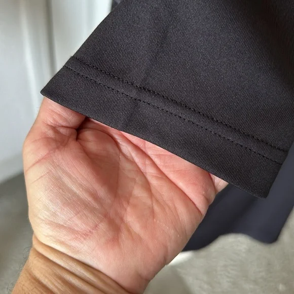 LIKE NEW CALLAWAY “OPTI-DRI” POLO GOLF SHIRT. Size XL. Black w/ Aqua blue & grey - Picture 5 of 10